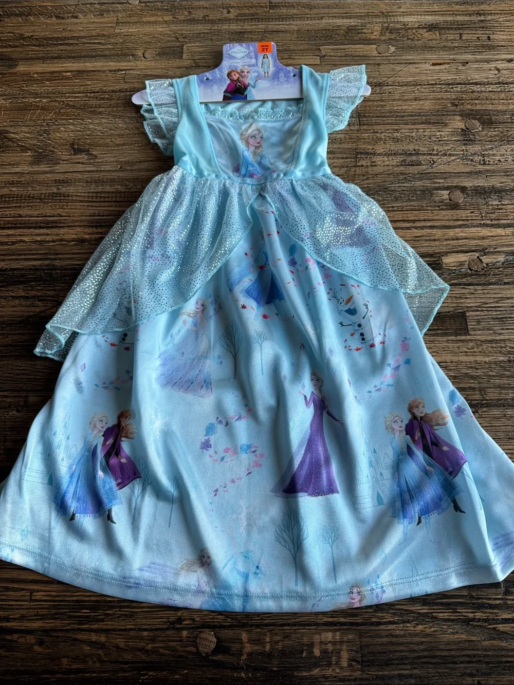 NWT. Disney Frozen Elsa Fantasy Gown.
